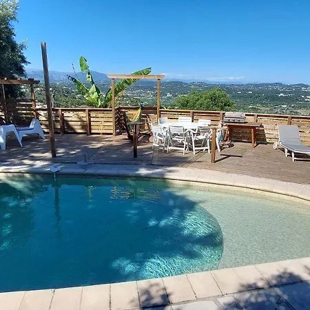 Iris 4 Etoiles - Climatisation - Piscine -axelle Loc'appart בית נופש *